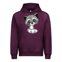 Mauve Wine raccoon Urban Hoodie - texasbilliewilder