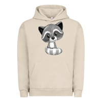 Pigment French Oak raccoon Urban Hoodie - texasbilliewilder