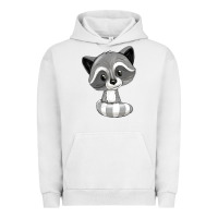 Pigment Lunar Rock raccoon Urban Hoodie - texasbilliewilder