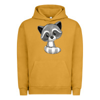 Pigment Peanut Butter raccoon Urban Hoodie - texasbilliewilder