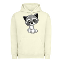 Pigment Pistachio raccoon Urban Hoodie - texasbilliewilder