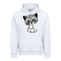 White raccoon Urban Hoodie - texasbilliewilder