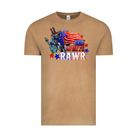 Vintage Camel Red white rawr 4th of july Vintage Tee - CowGirlArtShop