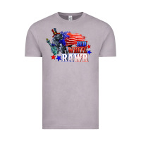 Vintage Zinc Red white rawr 4th of july Vintage Tee - CowGirlArtShop