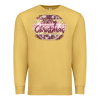 Antique Gold merry christmas pink Premium Sweatshirt - MaliasSmallBusiness