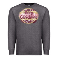 Charcoal Heather merry christmas pink Premium Sweatshirt - MaliasSmallBusiness