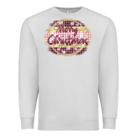 Dove Grey merry christmas pink Premium Sweatshirt - MaliasSmallBusiness
