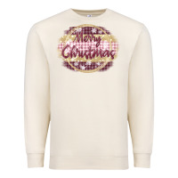 Sandshell merry christmas pink Premium Sweatshirt - MaliasSmallBusiness