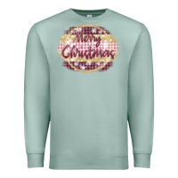 Seafoam merry christmas pink Premium Sweatshirt - MaliasSmallBusiness