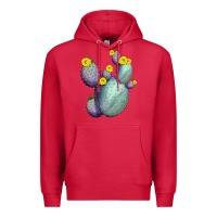 Cardinal Opunthia Santa Rita Cactus Premium Hoodie - LillyAllenDesigns