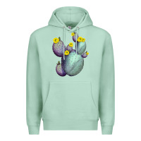 Seafoam Opunthia Santa Rita Cactus Premium Hoodie - LillyAllenDesigns