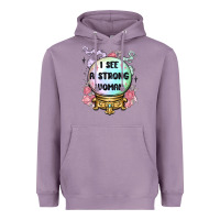 Lavender i see a strong woman Heavyweight Hoodie - MaliasSmallBusiness