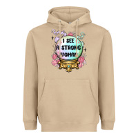Mushroom i see a strong woman Heavyweight Hoodie - MaliasSmallBusiness