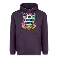Plum i see a strong woman Heavyweight Hoodie - MaliasSmallBusiness