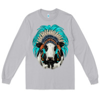 Moon Dust holstein indian headdress Long Sleeve Tee - JahusDesignShop