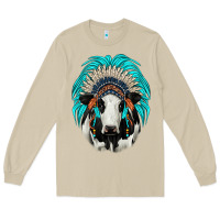Mushroom holstein indian headdress Long Sleeve Tee - JahusDesignShop