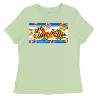 Matcha shalom with olive branch Ladies Tee - AdoDesignShop