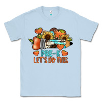 Dusty Blue pre k let's do this Classic Tee - JahusDesignShop