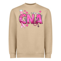 Mushroom Breast Cancer CNA Certified Nursing Assistant Heavyweight Sweatshirt - texasbilliewilder