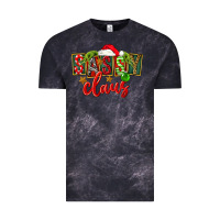 Cloud Black christmas sassy claus Vintage Tee - FaDigitalArtStudio