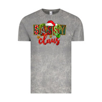 Cloud Rock christmas sassy claus Vintage Tee - FaDigitalArtStudio