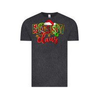 Vintage Black christmas sassy claus Vintage Tee - FaDigitalArtStudio