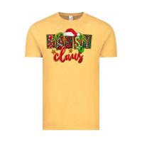 Vintage Mustard christmas sassy claus Vintage Tee - FaDigitalArtStudio