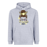 Heather Grey tennis mom Heavyweight Hoodie - MaliasSmallBusiness