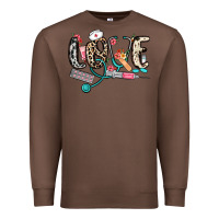 Chestnut love nurse Premium Sweatshirt - NancyCooperArtShop