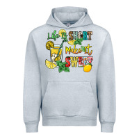 Heather Grey life is  make it sweet Urban Hoodie - NancyCooperArtShop