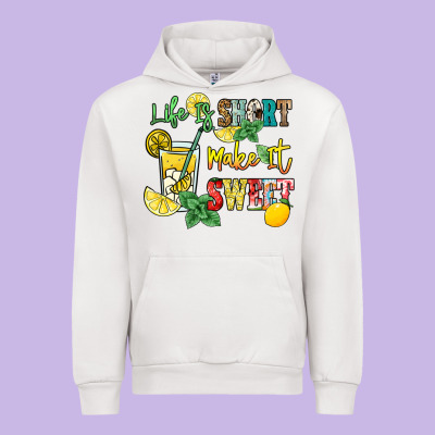 Life Is  Make It Sweet Urban Hoodie Designed By Nancycooperartshop