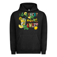 Pigment Black life is  make it sweet Urban Hoodie - NancyCooperArtShop