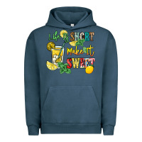 Pigment Midnight Navy life is  make it sweet Urban Hoodie - NancyCooperArtShop