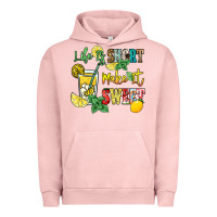 Pigment Salmon life is  make it sweet Urban Hoodie - NancyCooperArtShop
