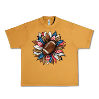 American Football Sunflower Urban Heavy Tee | Teevron