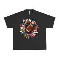 Pigment Black american football sunflower Urban Heavy Tee - HRA Design Shop