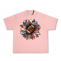 Salmon american football sunflower Urban Heavy Tee - HRA Design Shop