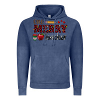 Vintage Denim one merry teacher Vintage Hoodie - RanaPortraitStore