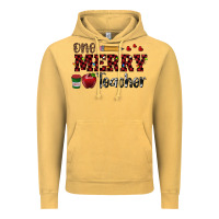 Vintage Mustard one merry teacher Vintage Hoodie - RanaPortraitStore
