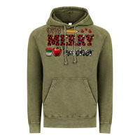 Vintage Olive one merry teacher Vintage Hoodie - RanaPortraitStore