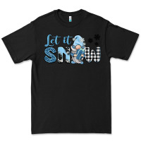 Black let it snow gnome Premium Tee - BarkalooDesign