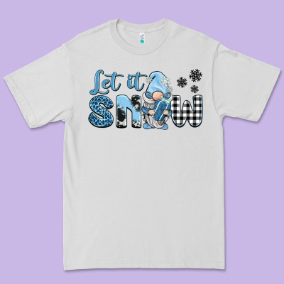 Let It Snow Gnome Premium Tee Designed By Barkaloodesign