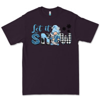 Plum let it snow gnome Premium Tee - BarkalooDesign