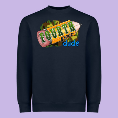 Fourth Grade Dude Heavyweight Sweatshirt Designed By Ranaportraitstore