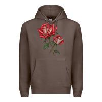 Coffee Love Rose Premium Hoodie - LillyAllenDesigns