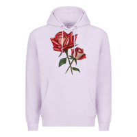 Lilac Love Rose Premium Hoodie - LillyAllenDesigns
