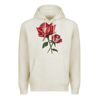 Oatmeal Heather Love Rose Premium Hoodie - LillyAllenDesigns