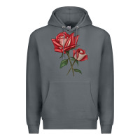 Rock Love Rose Premium Hoodie - LillyAllenDesigns