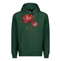 Sports Green Love Rose Premium Hoodie - LillyAllenDesigns