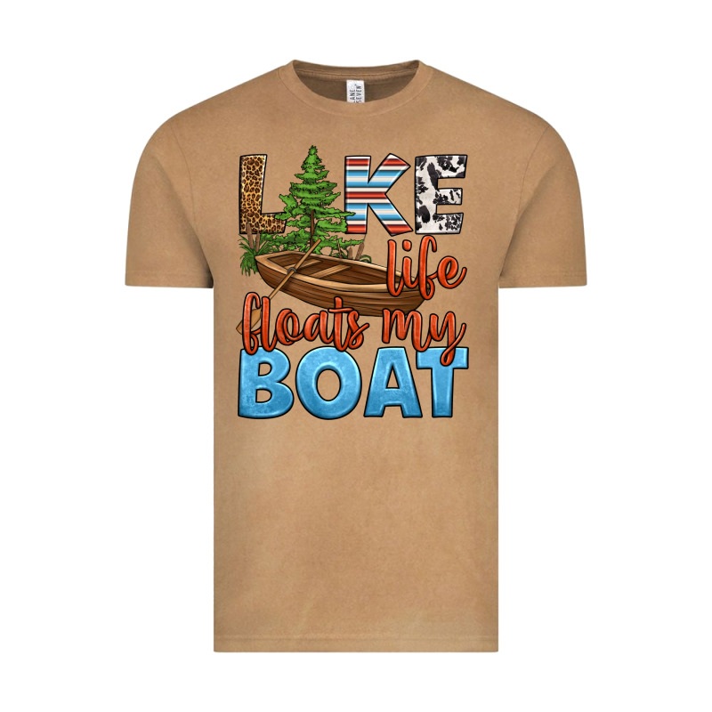 Lake Life Floats My Boat Vintage Tee by HRA Design Shop | Teevron